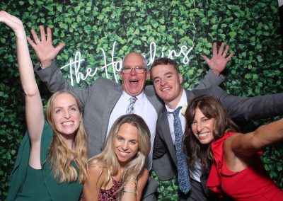 Black Diamond open air classic print photo booth at a Boston wedding