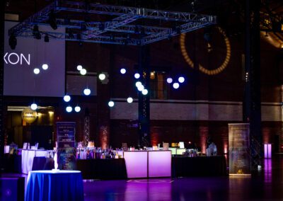 Intelligent lighting production at SoWa Power Station Boston event